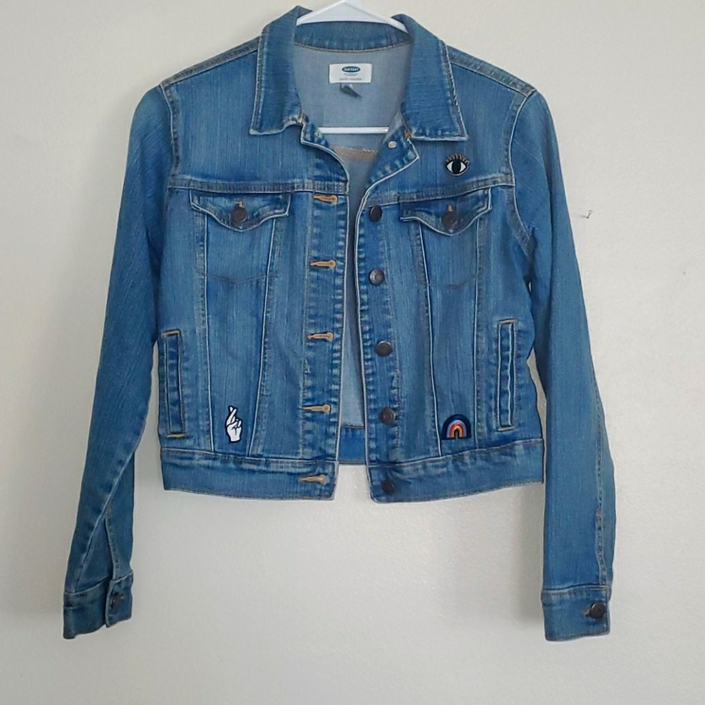 Old Navy Patched Denim Jacket